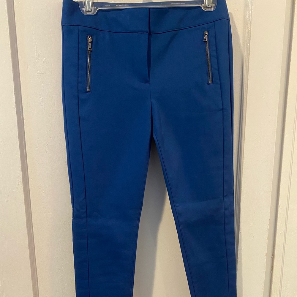 LOFT blue cropped skinny pants size 4P NWT